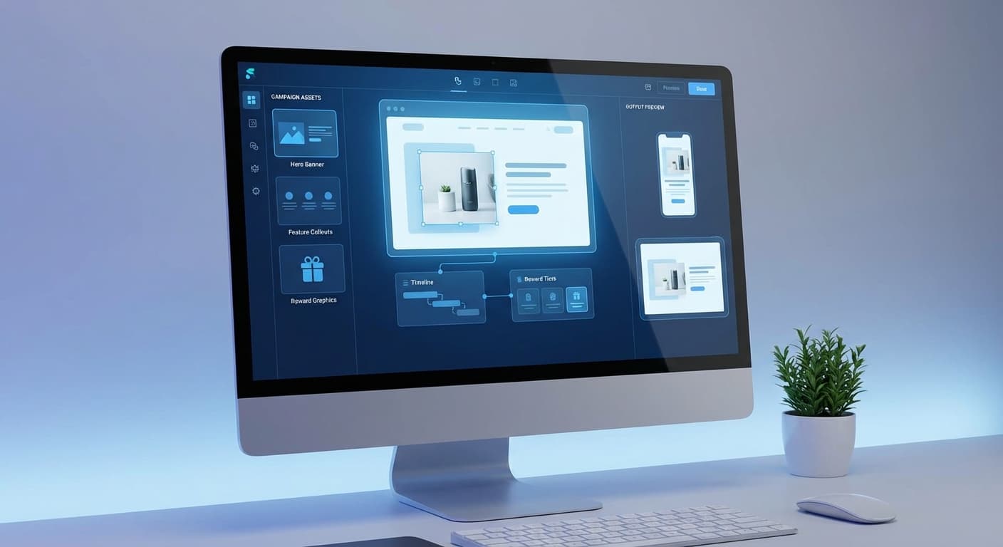 Kickstarter Assets AI generation preview