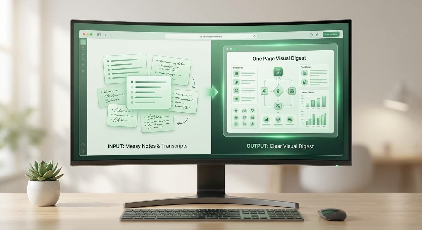 Meeting Visualizer AI generation preview