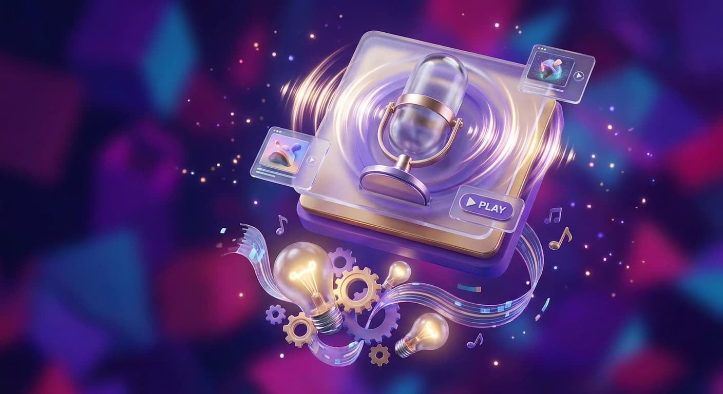 Podcast Cover AI generation preview