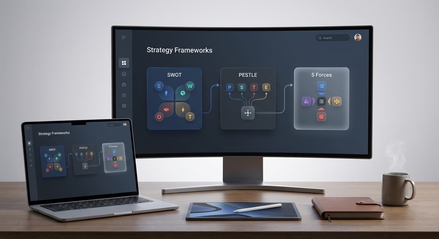 Strategy Frameworks AI generation preview